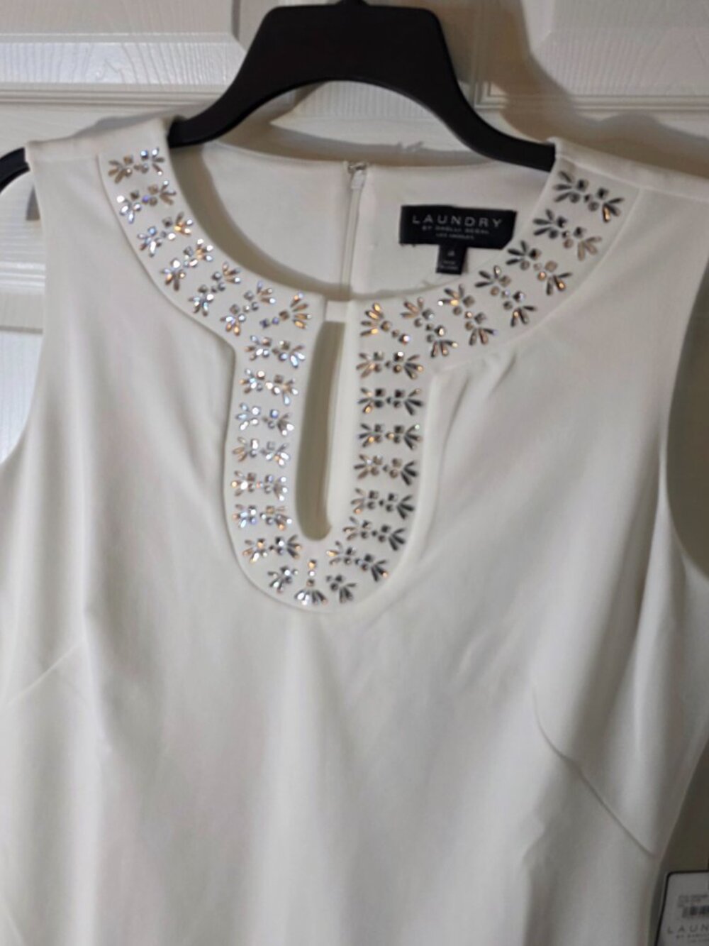 Laundry by Shelli Segal Women's Emma Embellished Mini Dress size medium This min - Picture 4 of 10